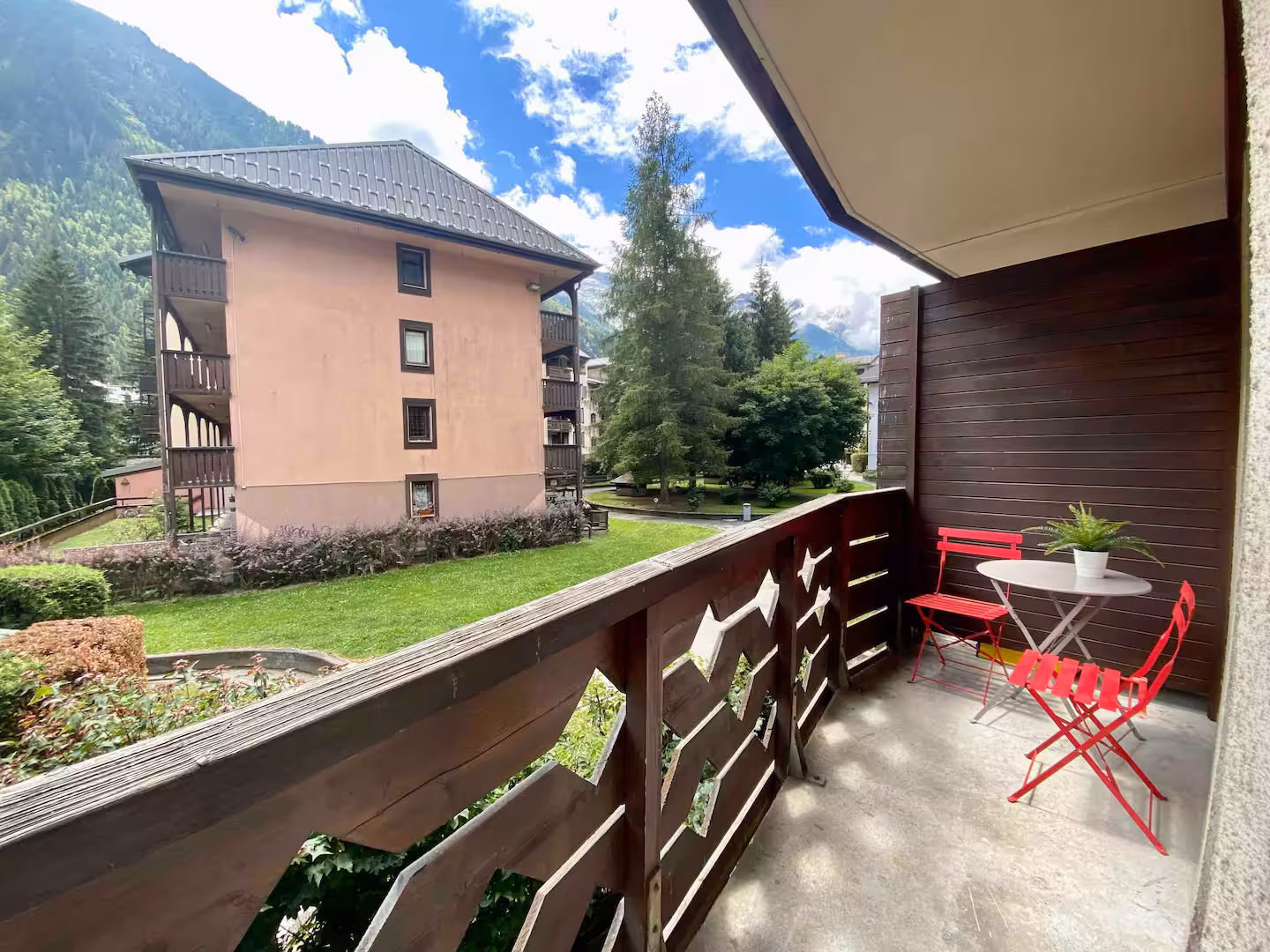 Balcony — garden view